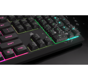 Corsair K55 CORE RGB | Gaming keyboard | Wired | NA | Black | USB 2.0 Type-A