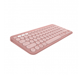 Logitech Pebble Keys 2 K380s Belaidė klaviatūra, RF Wireless+Bluetooth, US INT, Tonal Rose