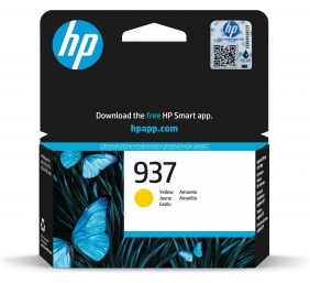 HP 937 (4S6W4NE) Rašalinė kasetė, Geltona