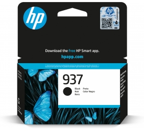 HP 937 (4S6W5NE) Rašalinė kasetė, Juoda