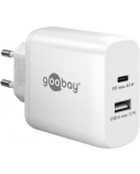 Goobay | USB-C PD Dual Fast Charger (45 W) | 65412 | N/A