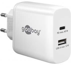 Goobay | USB-C PD Dual Fast Charger (45 W) | 65412 | N/A