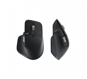 Logitech MX Keys S Combo Belaidė klaviatūra ir pelė + Atrama riešui, Graphite