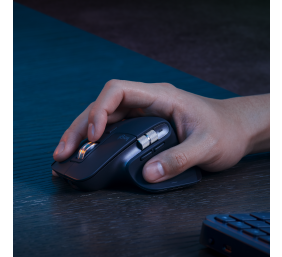 Logitech MX Keys S Combo Belaidė klaviatūra ir pelė + Atrama riešui, Graphite