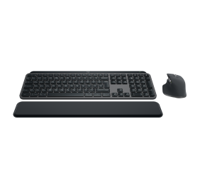 Logitech MX Keys S Combo Belaidė klaviatūra ir pelė + Atrama riešui, Graphite