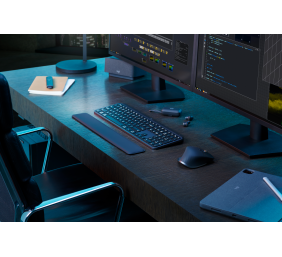 Logitech MX Keys S Combo Belaidė klaviatūra ir pelė + Atrama riešui, Graphite
