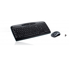 Logitech MK330 Combo Belaidė klaviatūra + pelė, US INT, Juoda