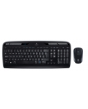 Logitech MK330 Combo Belaidė klaviatūra + pelė, US INT, Juoda