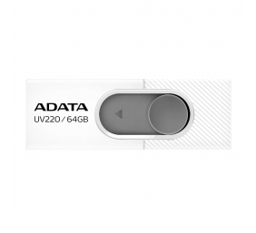ADATA | UV220 | 64 GB | USB 2.0 | White/Gray