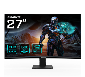 Gigabyte | Gaming Monitor | GS27FC EU | 27 " | VA | 180 Hz | 1 ms | 250 cd/m² | HDMI ports quantity 2