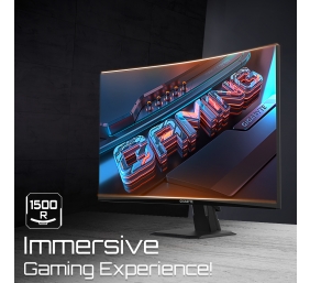Gigabyte | Gaming Monitor | GS27FC EU | 27 " | VA | 180 Hz | 1 ms | 250 cd/m² | HDMI ports quantity 2