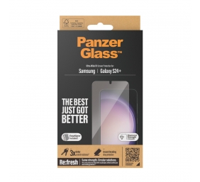 PanzerGlass | Screen Protector | Samsung | Galaxy S24 Plus | Polyethylene terephthalate (PET) | Transparent | Ultra-Wide FitwA