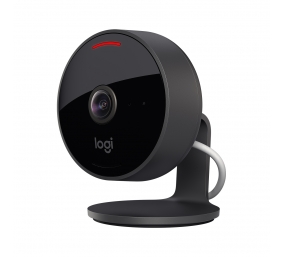 Logitech Circle View Camera Laidinė vaizdo stebėjimo kamera, FHD 1080p, 180°, Wi-Fi, Juoda