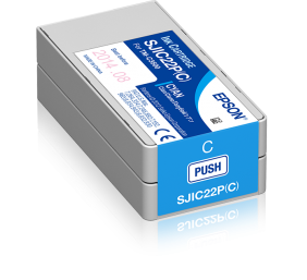 Epson SJIC22P(C) (C33S020602) Rašalinė kasetė, Žydra