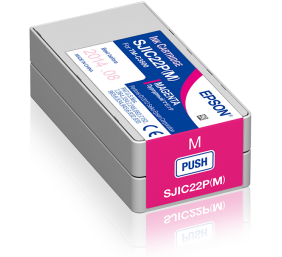 Epson SJIC22P(M) (C33S020603) Rašalinė kasetė, Purpurinė