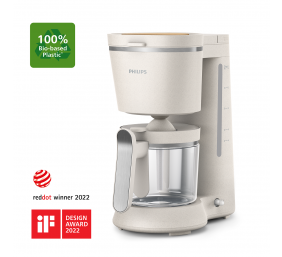 Philips | Coffee Machine | Eco Conscious Edition HD5120/00 | Pump pressure 15 bar | Drip | 1000 W | White