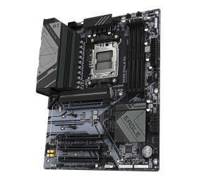 Gigabyte | B650 EAGLE AX | Processor family AMD | Processor socket AM5 | DDR5 | Supported hard disk drive interfaces M.2, SATA | Number of SATA connectors 4