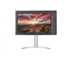 LG 27UP85NP-W Monitorius 27'' (68.6cm) IPS, 4K 3840x2160, 5ms, 400cd/m2, 60Hz, Balta