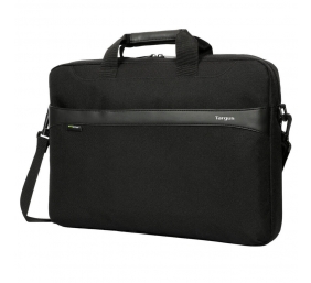Targus | TBS576GL | GeoLite EcoSmart Essential Laptop Case | Fits up to size 13-14 " | Slipcase | Black | Shoulder strap