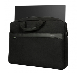 Targus | TSS984GL | GeoLite EcoSmart Essential Laptop Case | Fits up to size 15-16 " | Slipcase | Black | Shoulder strap