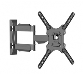 Gembird | Wall mount | WM-55ST-01 | Tilt, swivel, rotate | 32-55 " | Maximum weight (capacity) 32 kg | Black