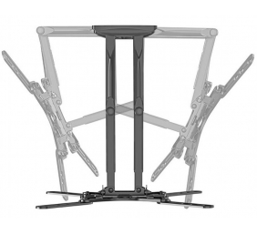 Gembird | Wall mount | WM-60ST-01 | Tilt, swivel, rotate | 32-60 " | Maximum weight (capacity) 36.4 kg | Black
