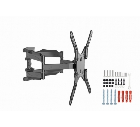 Gembird | Wall mount | WM-60ST-01 | Tilt, swivel, rotate | 32-60 " | Maximum weight (capacity) 36.4 kg | Black