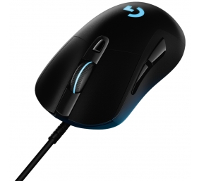 Logitech G403 HERO Laidinė žaidimų pelė, USB Type-A, 25600 DPI, Juoda