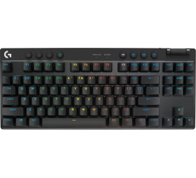 Logitech G PRO X TKL LIGHTSPEED Belaidė žaidimų klaviatūra, Tenkeyless, Tactile, US INT, Juoda