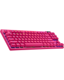 Logitech G PRO X TKL LIGHTSPEED Belaidė žaidimų klaviatūra, Tenkeyless, Tactile, US INT, Pink