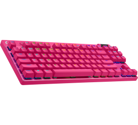 Logitech G PRO X TKL LIGHTSPEED Belaidė žaidimų klaviatūra, Tenkeyless, Tactile, US INT, Pink