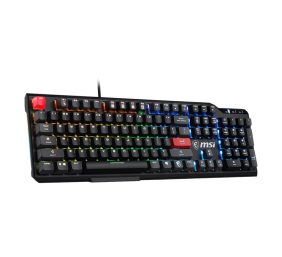 MSI | VIGOR GK41 DUSK LR US | Gaming keyboard | Wired | US | Black | Kailh Red