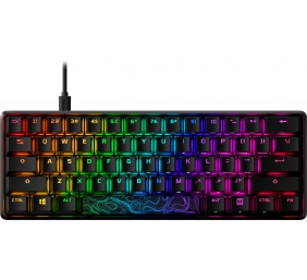 HyperX Alloy Origins 60 Laidinė mechaninė žaidimų klaviatūra, 60%, Red Linear Switches, US, Juoda