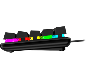 HyperX Alloy Origins 60 Laidinė mechaninė žaidimų klaviatūra, 60%, Red Linear Switches, US, Juoda