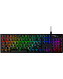 HyperX Alloy Origins Laidinė mechaninė žaidimų klaviatūra, Aqua Tactile Switches, US, Juoda