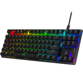 HyperX Alloy Origins Core TKL Tenkeyless Laidinė mechaninė žaidimų klaviatūra Aqua Switches US Juoda
