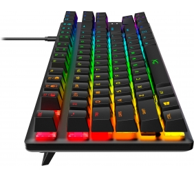HyperX Alloy Origins Core TKL Tenkeyless Laidinė mechaninė žaidimų klaviatūra Aqua Switches US Juoda