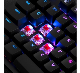 HyperX Alloy Origins Core TKL Tenkeyless Laidinė mechaninė žaidimų klaviatūra Aqua Switches US Juoda