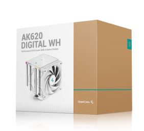 Deepcool | CPU Air Cooler | AK620 Digital WH | Intel, AMD