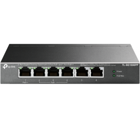 TP-LINK | 6-Port Gigabit Switch with 3-Port PoE+ and 1-Port PoE++ | TL-SG1006PP | Unmanaged | Desktop