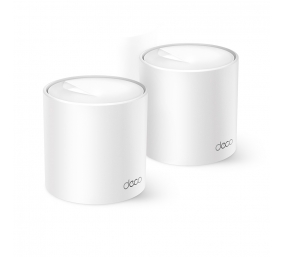 AX1500 Whole Home Mesh Wi-Fi 6 System | Deco X10 (2-pack) | 802.11ax | 10/100/1000 Mbit/s | Ethernet LAN (RJ-45) ports 1 | Mesh Support Yes | MU-MiMO Yes | No mobile broadband | Antenna type Internal