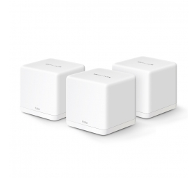 Mercusys | AX1500 Whole Home Mesh WiFi 6 System | Halo H60X (3-pack) | 802.11ax | 10/100/1000 Mbit/s | Ethernet LAN (RJ-45) ports 1 | Mesh Support Yes | MU-MiMO Yes | No mobile broadband
