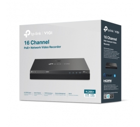 TP-Link VIGI NVR2016H-16MP 16 Channel PoE+ Tinklinis vaizdo įrašymo įrenginys