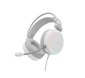 Genesis | On-Ear Gaming Headset | Neon 613 | Built-in microphone | 3.5 mm, USB Type-A | White
