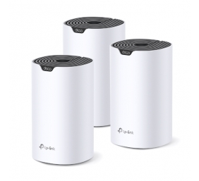 TP-LINK | AC1900 Whole Home Mesh Wi-Fi System | Deco S7 (3-pack) | 802.11ac | 10/100/1000 Mbit/s | Ethernet LAN (RJ-45) ports 1 | Mesh Support Yes | MU-MiMO Yes | No mobile broadband | Antenna type Internal
