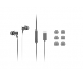 Lenovo | 300 USB-C In-Ear Headphone | GXD1J77353 | Built-in microphone | Wired | Grey