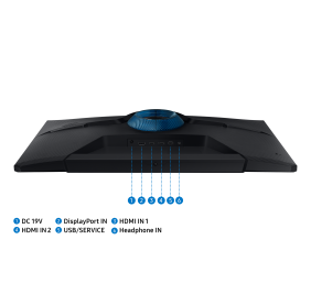 Samsung | Gaming Monitor | Odyssey G5 G51C | 32 " | VA | 16:9 | 165 Hz | 1 ms | 2560 x 1440 pixels | 300 cd/m² | HDMI ports quantity 2