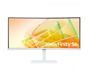 Samsung | Monitor | ViewFinity S6 S65TC | 34 " | VA | 21:9 | 100 Hz | 5 ms | 3440 x 1440 pixels | 350 cd/m²