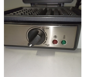 Ecost prekė po grąžinimo, Princess 132397 2 vafliai 120 W Juoda, Nerūdijančiojo plieno, Balta