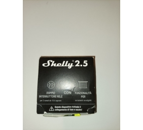 Ecost prekė po grąžinimo, Shelly 2.5Pm Wifi relinis jungiklis, skirtas valdyti dvi elektros grandine
